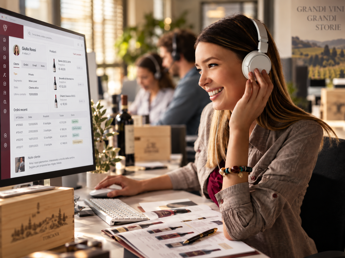 Operatrice Teleselling Vini